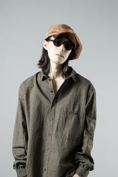 Load image into Gallery viewer, ierib exclusive Casquette / Vintage SAKABUKURO × Lamb Suede Leather (BROWN #A)