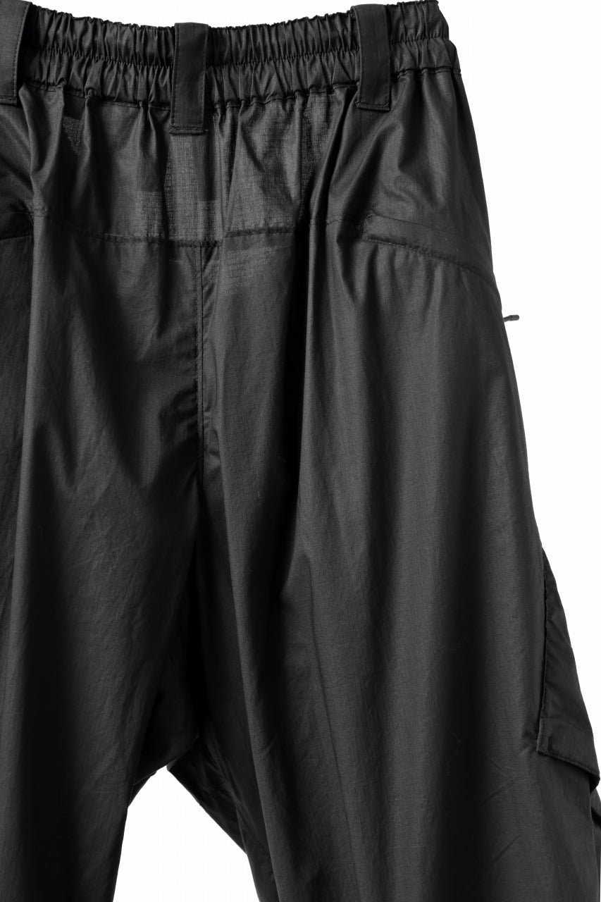 Y-3 Yohji Yamamoto OUTDOOR CARGO PANTS / RIPSTOP COTTON (BLACK)