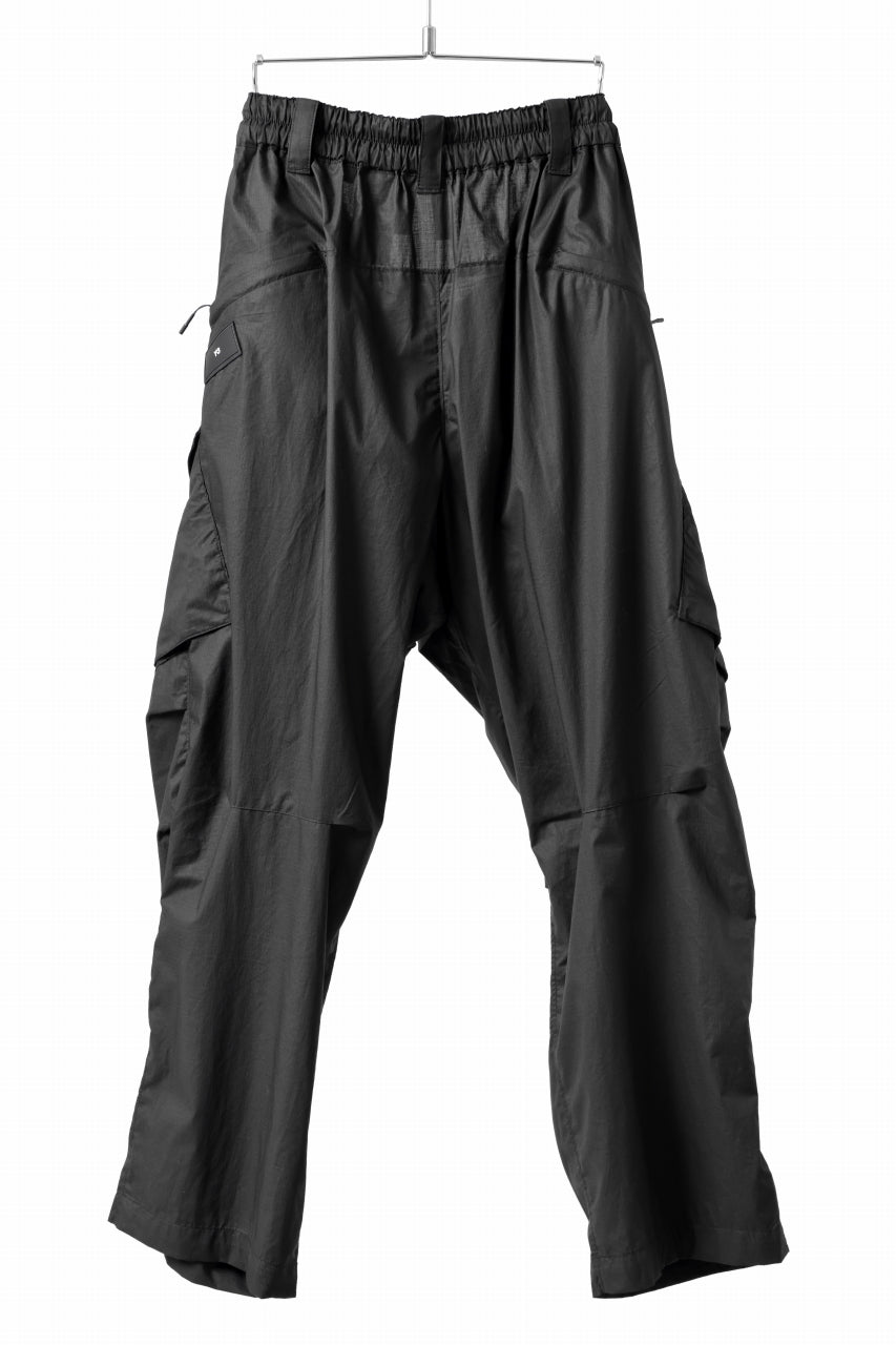 Y-3 Yohji Yamamoto OUTDOOR CARGO PANTS / RIPSTOP COTTON (BLACK)