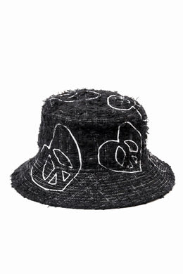 READYMADE TWEED BUCKET HAT (BLACK #A)