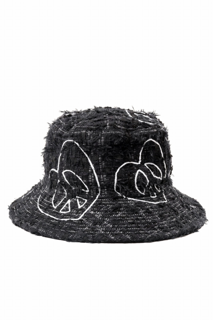 画像をギャラリービューアに読み込む, READYMADE TWEED BUCKET HAT (BLACK #B)