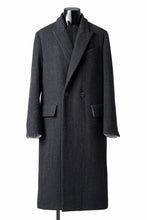 画像をギャラリービューアに読み込む, forme d&#39;expression Double Breasted Long Coat (Dark)