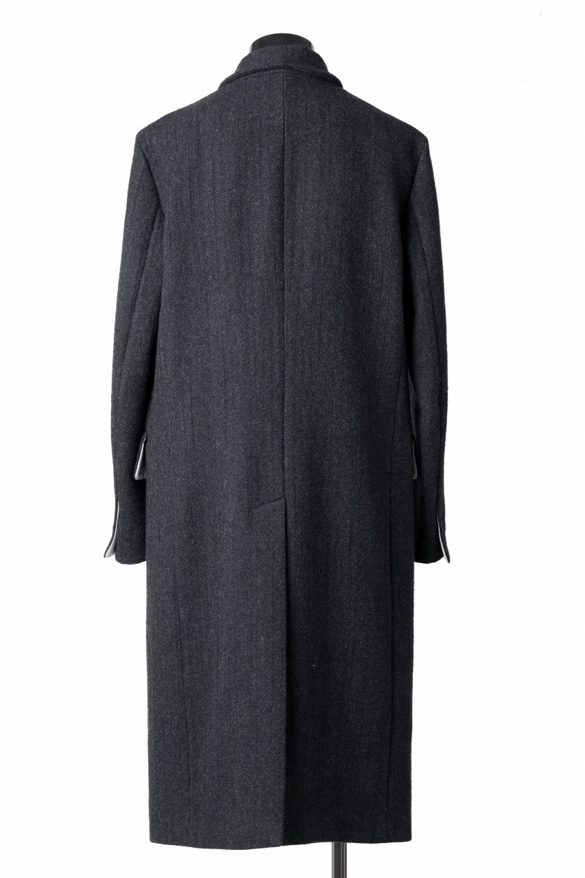 forme d'expression Double Breasted Long Coat (Dark)