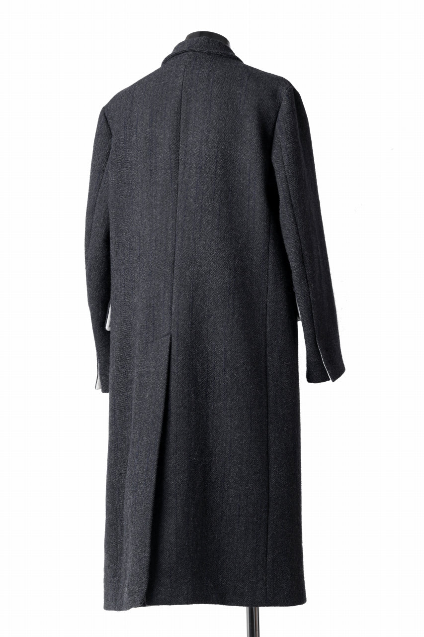 forme d'expression Double Breasted Long Coat (Dark)