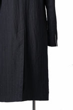 Load image into Gallery viewer, forme d&#39;expression Double Breasted Long Coat (Black)