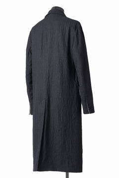 Load image into Gallery viewer, forme d&#39;expression Double Breasted Long Coat (Black)