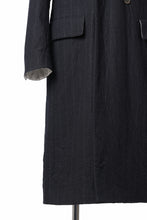 Load image into Gallery viewer, forme d&#39;expression Double Breasted Long Coat (Black)