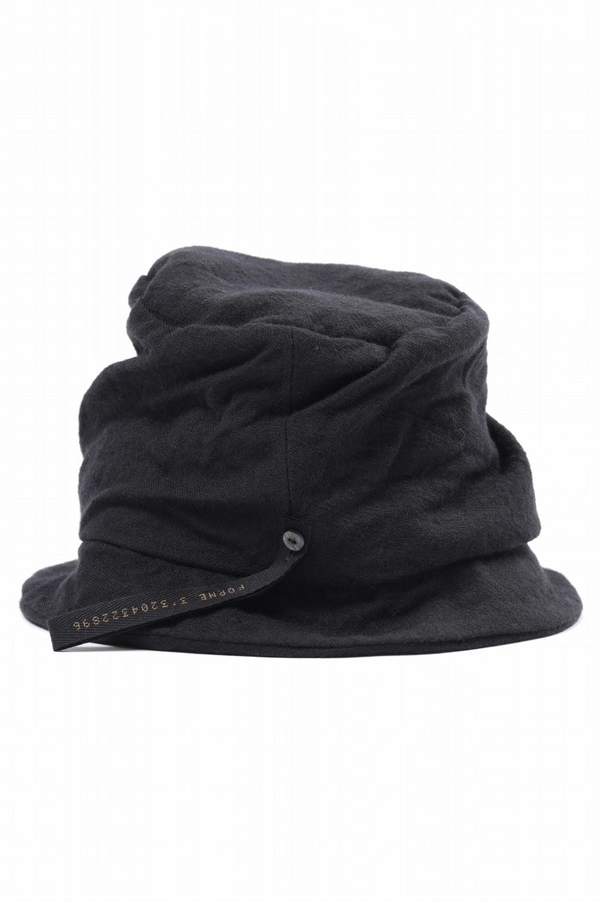 FORME d'expression Twisted Derby バケットハット forme d'expression Twisted Derby Hat (Black)の商品ページ