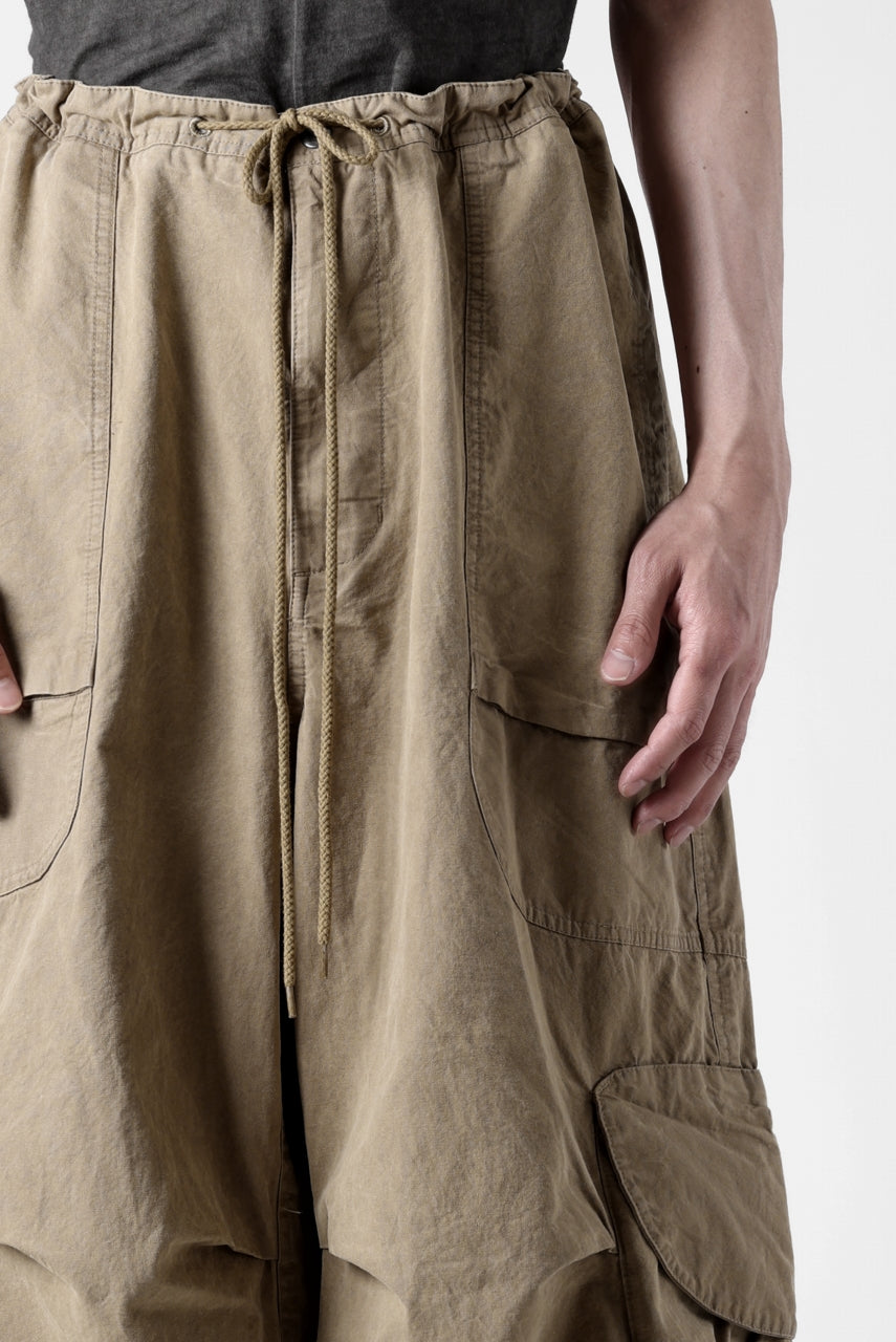 entire studios FREIGHT CARGO PANTS / COTTON CANVAS (HUMMUS)