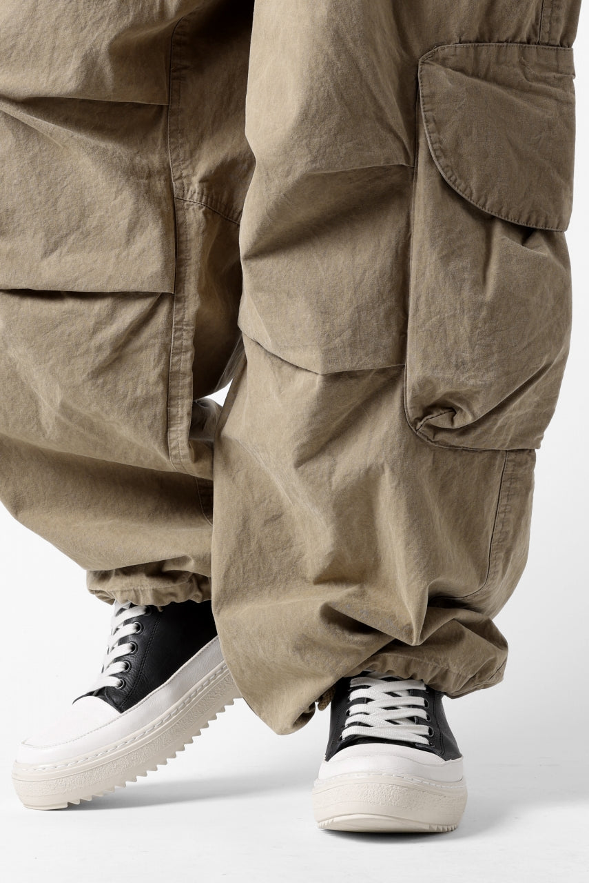 entire studios FREIGHT CARGO PANTS / COTTON CANVAS (HUMMUS)