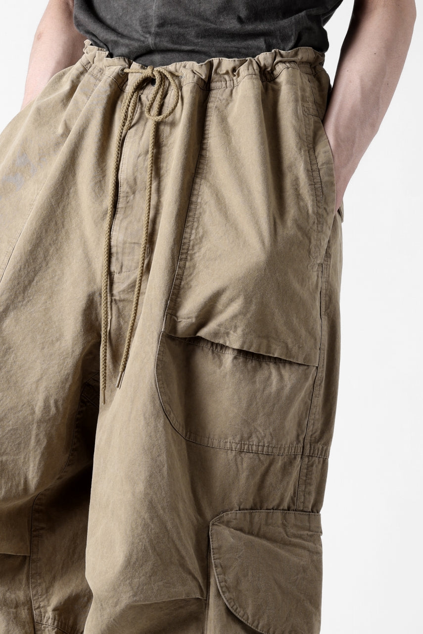 entire studios FREIGHT CARGO PANTS / COTTON CANVAS (HUMMUS)