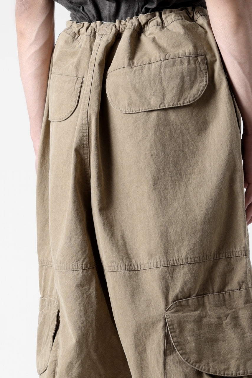 entire studios FREIGHT CARGO PANTS / COTTON CANVAS (HUMMUS)