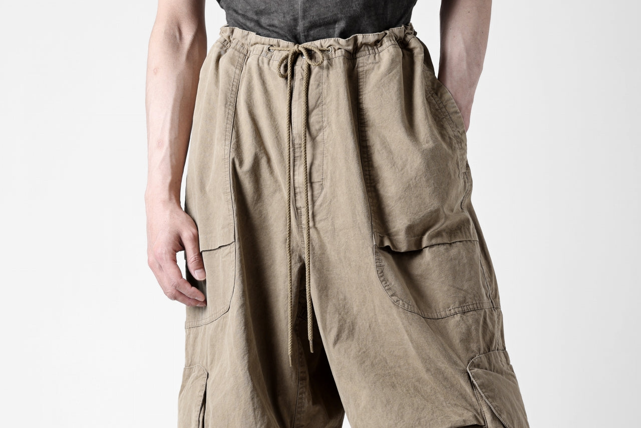 entire studios FREIGHT CARGO PANTS / COTTON CANVAS (HUMMUS)