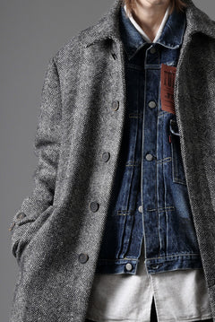 画像をギャラリービューアに読み込む, FULLCOUNT &quot;Fear Of The Dark&quot; Type 1 Denim Jacket / 15.5oz Zimbabwe Selvedge Denim (INDIGO BLUE)