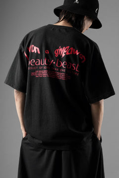 画像をギャラリービューアに読み込む, beauty:beast × IWG ESS GRAPHIC PRINT TEE / 9.1oz MAGNUM (TINK / SUMI BLACK)