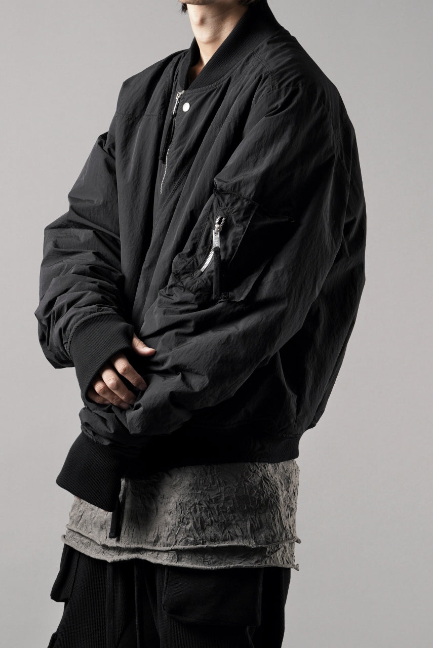 thom/krom HOODIE SHORT JACKET / WARM PADDED (BLACK)の商品ページ