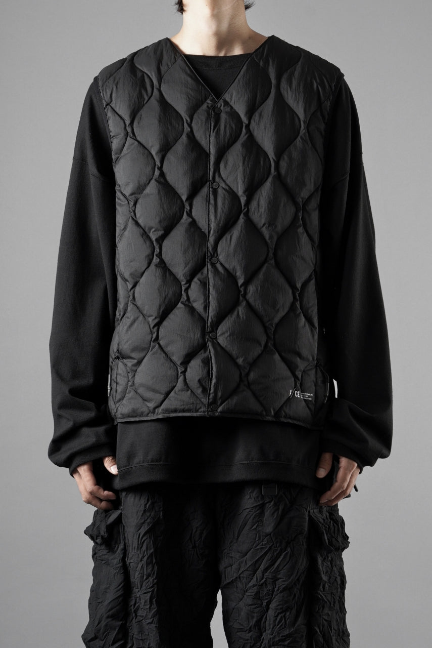 画像をギャラリービューアに読み込む, F/CE. x TAION® PACKABLE INNER DOWN VEST (BLACK)