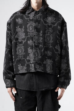 画像をギャラリービューアに読み込む, Professor.E E'ACQUARD CROPPED JACKET 2.0 (E TEXTURED JACQUARD)