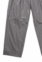 画像をギャラリービューアに読み込む, Hannibal. Wide Pleated Trousers / Homer 222. (GREY MARBLE)
