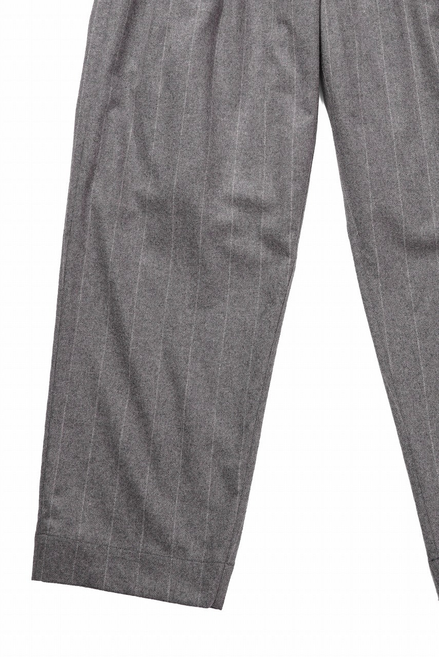 Hannibal. Wide Pleated Trousers / Homer 222. (GREY MARBLE)