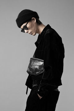 画像をギャラリービューアに読み込む, A.F ARTEFACT BIG POCKET SHORT BLOUSON / WASHER VELOR (BLACK)