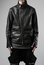 画像をギャラリービューアに読み込む, Portaille exclusive wp001 MOTO JACKET / ROMA SOFT TANNED LEATHER (BLACK)