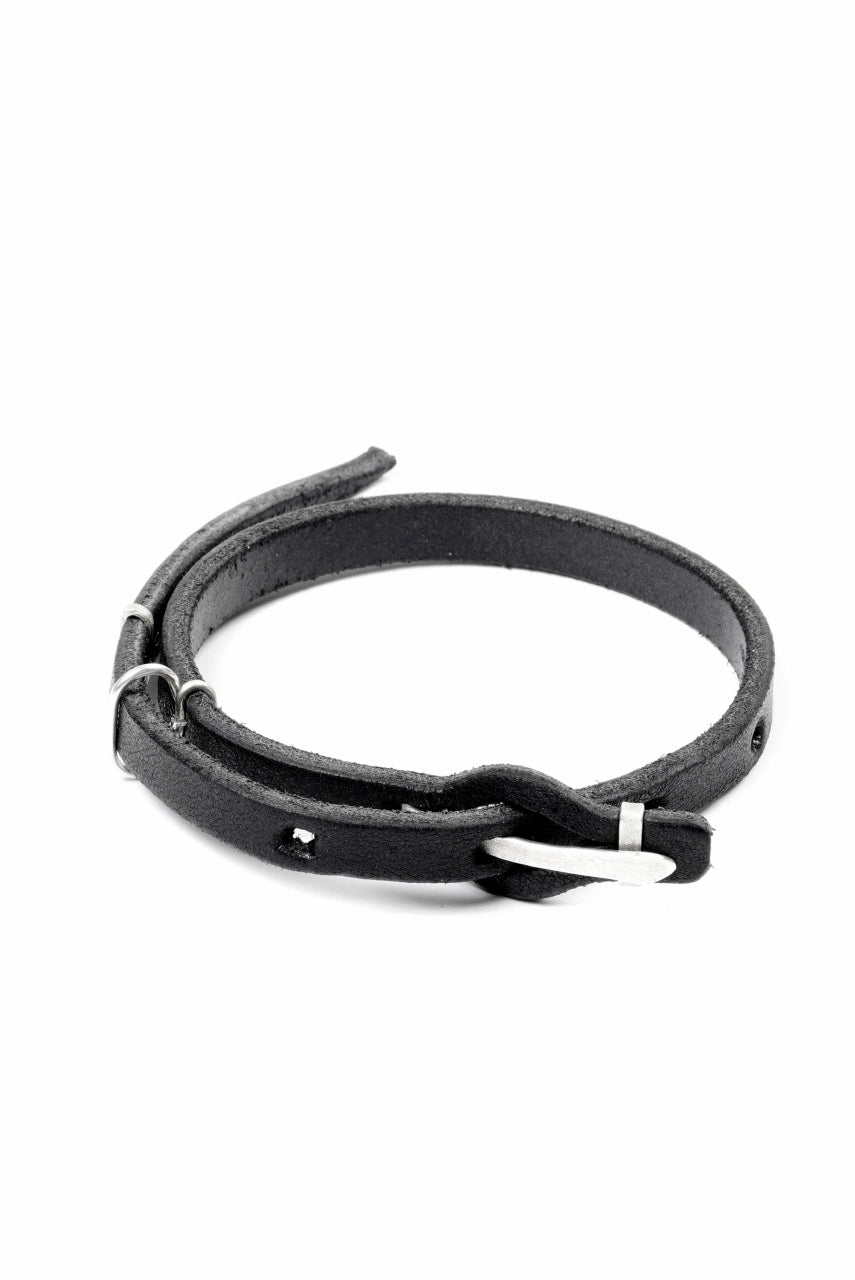 画像をギャラリービューアに読み込む, m.a+ extra thin bracelet / A-F0LA1 / GR 3.0 (BLACK)