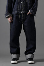 画像をギャラリービューアに読み込む, FULLCOUNT WWⅡ Model Brown Cotton Denim Pants / 13.7oz Zimbabwe Selvedge Denim (INDIGO BLUE / ONE WAHED)