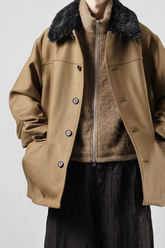 画像をギャラリービューアに読み込む, LITTLEBIG Wool Car Coat (BROWN)