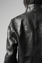 画像をギャラリービューアに読み込む, Portaille exclusive wp001 MOTO JACKET / ROMA SOFT TANNED LEATHER (BLACK)