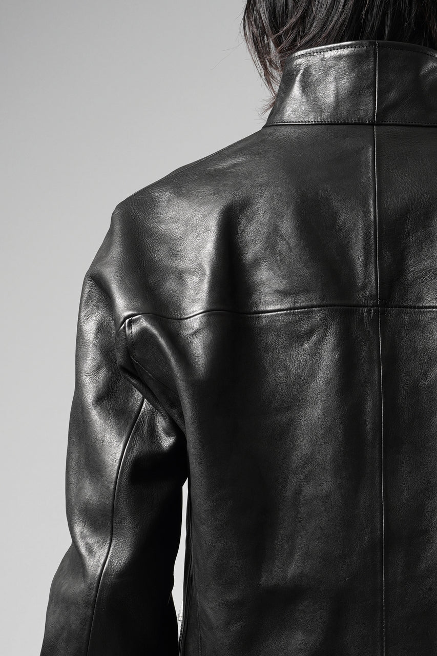 画像をギャラリービューアに読み込む, Portaille exclusive wp001 MOTO JACKET / ROMA SOFT TANNED LEATHER (BLACK)