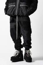 Load image into Gallery viewer, A.F ARTEFACT IRREGULAR PANELED FLEECE SARROUEL JODPHURS (BLACK)