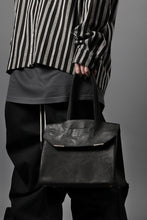 画像をギャラリービューアに読み込む, ierib exclusive TYPE-Ⅱ Bark Bag 30 / Wild Boar + Waxed Horse Butt Leather (BLACK)