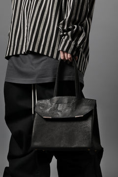 画像をギャラリービューアに読み込む, ierib exclusive TYPE-Ⅱ Bark Bag 30 / Wild Boar + Waxed Horse Butt Leather (BLACK)