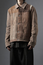 画像をギャラリービューアに読み込む, ierib exclusive Trucker Jacket /  Vintage SAKABUKURO (BROWN)
