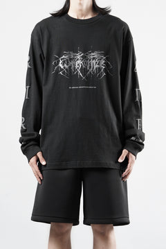 Load image into Gallery viewer, F/CE. RE WRECONIZE LONG SLEEVE T-SHIRT (BLACK)