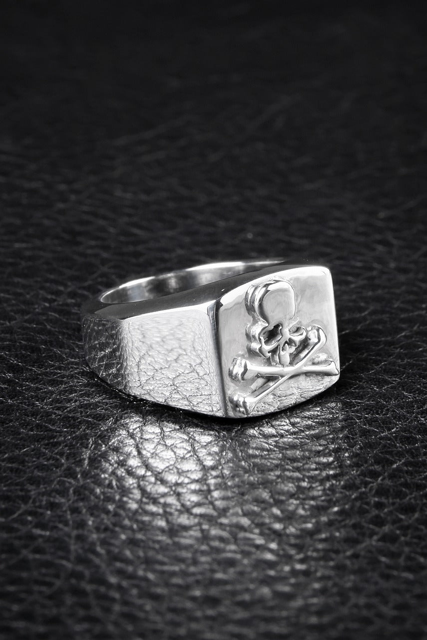 mastermind JAPAN COLLEGE RING (SILVER)