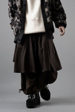 Load image into Gallery viewer, beauty : beast 8Q LAYERED SUPER WIDE SAROUEL PANTS (BROWN)