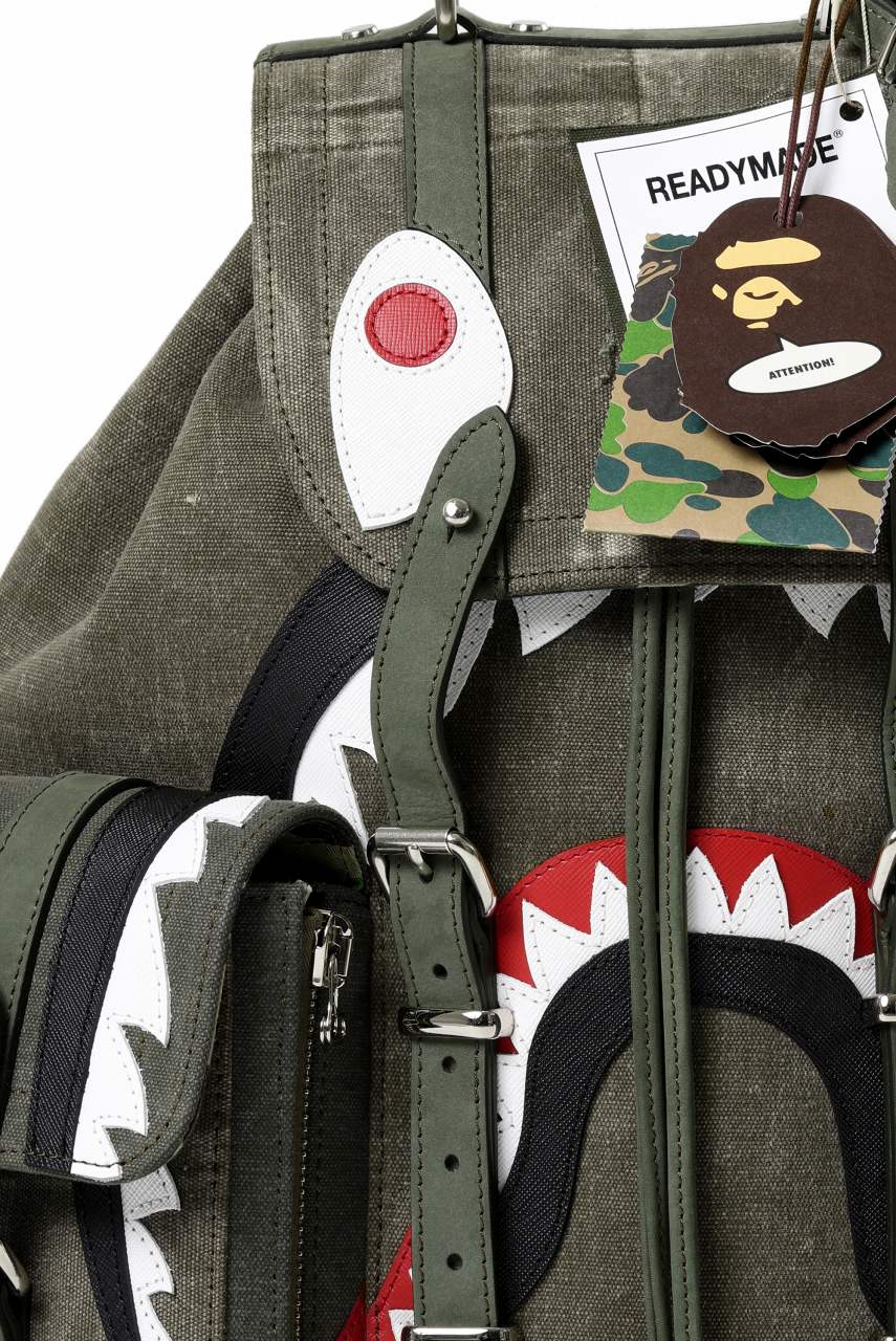 READYMADE x A BATHING APE® FIELD PACK (KHAKI) - レディメイドの公式 