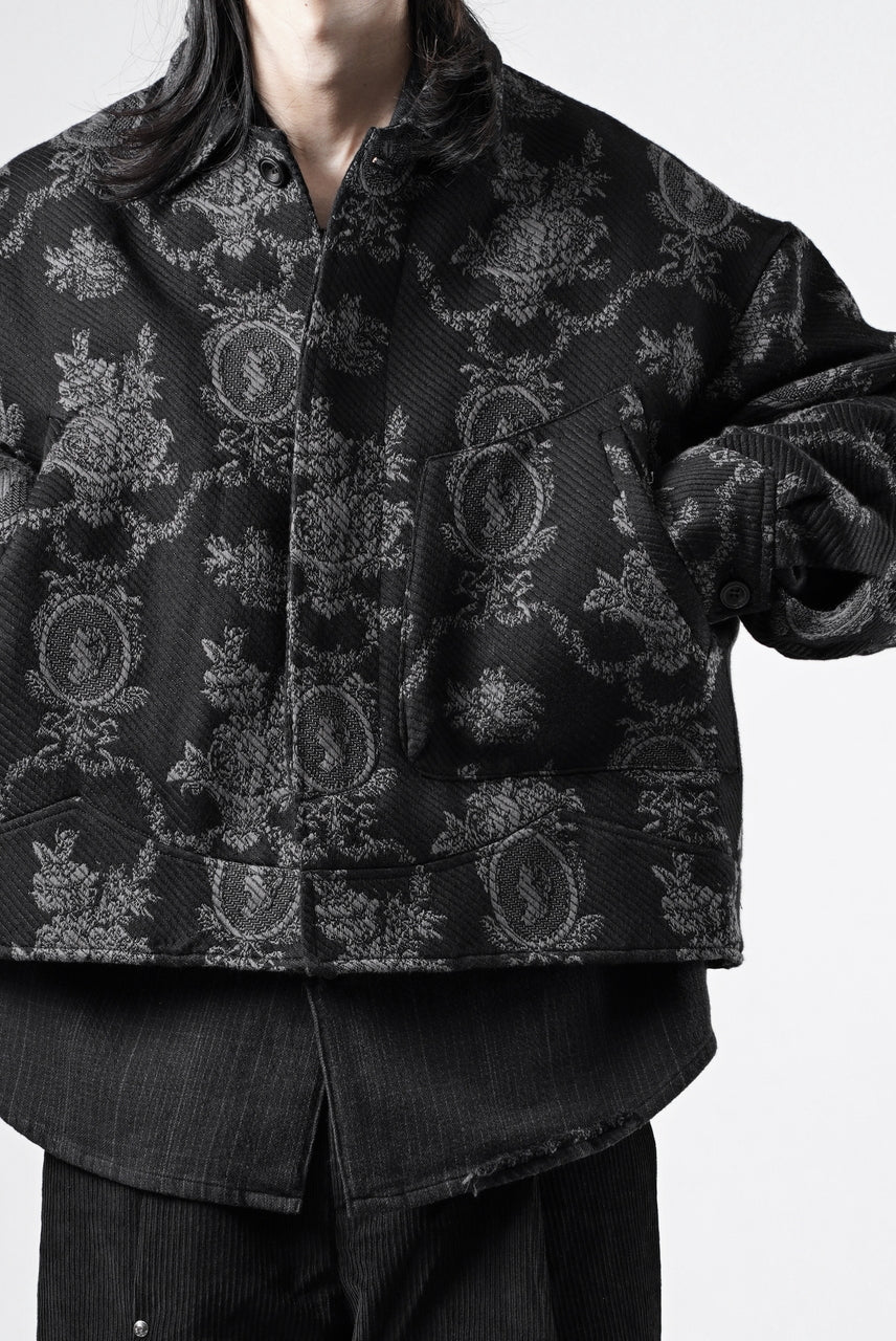 画像をギャラリービューアに読み込む, Professor.E E'ACQUARD CROPPED JACKET 2.0 (E TEXTURED JACQUARD)