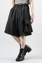 画像をギャラリービューアに読み込む, Y-3 Yohji Yamamoto SPORT UNIFORM CARGO SHORTS (BLACK)