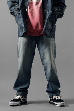 画像をギャラリービューアに読み込む, MADNESS AGING DENIM PAINTER PANTS . M2 RELAXED (INDIGO)