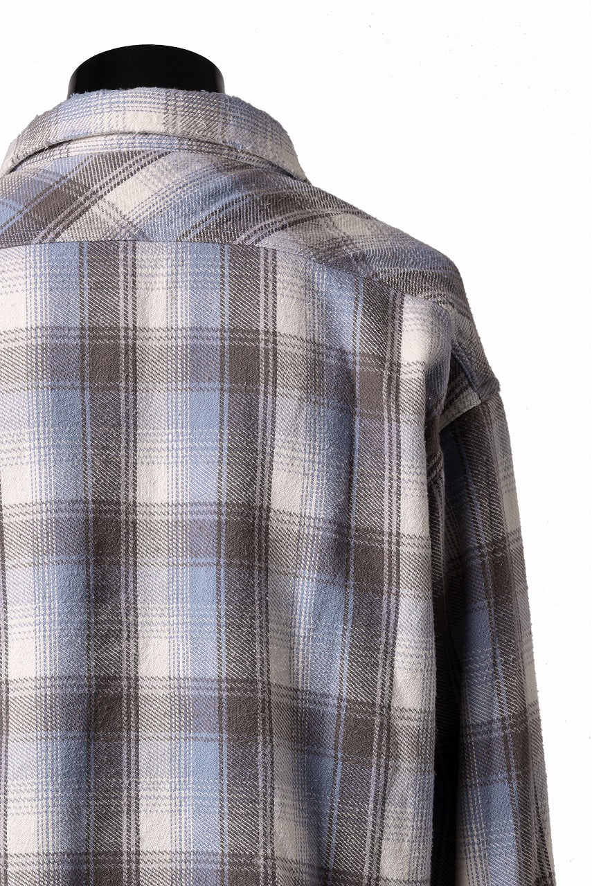 画像をギャラリービューアに読み込む, FULLCOUNT x N/07 exclusive Original Check Flannel Shirt (Blue)