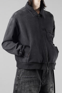 画像をギャラリービューアに読み込む, Professor.E AGED SINGLE POCKET JACKET (WASHED BLACK)【26SS PRE SALE】