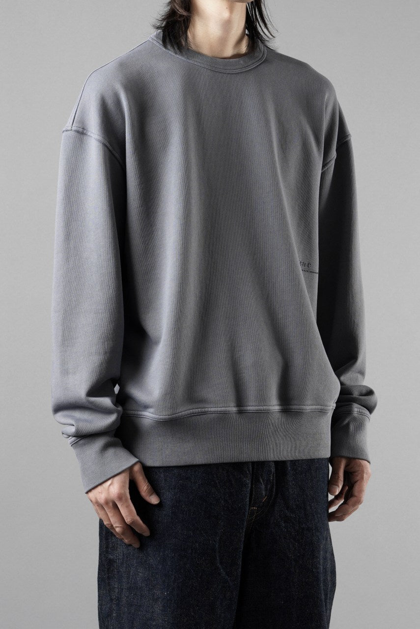 画像をギャラリービューアに読み込む, Ten c FLEECE / CREW NECK SWEAT SHIRT (GRIGIO CARBONE)