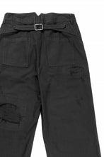 画像をギャラリービューアに読み込む, Professor.E DISTRESSED WORK PANTS (BLACK)