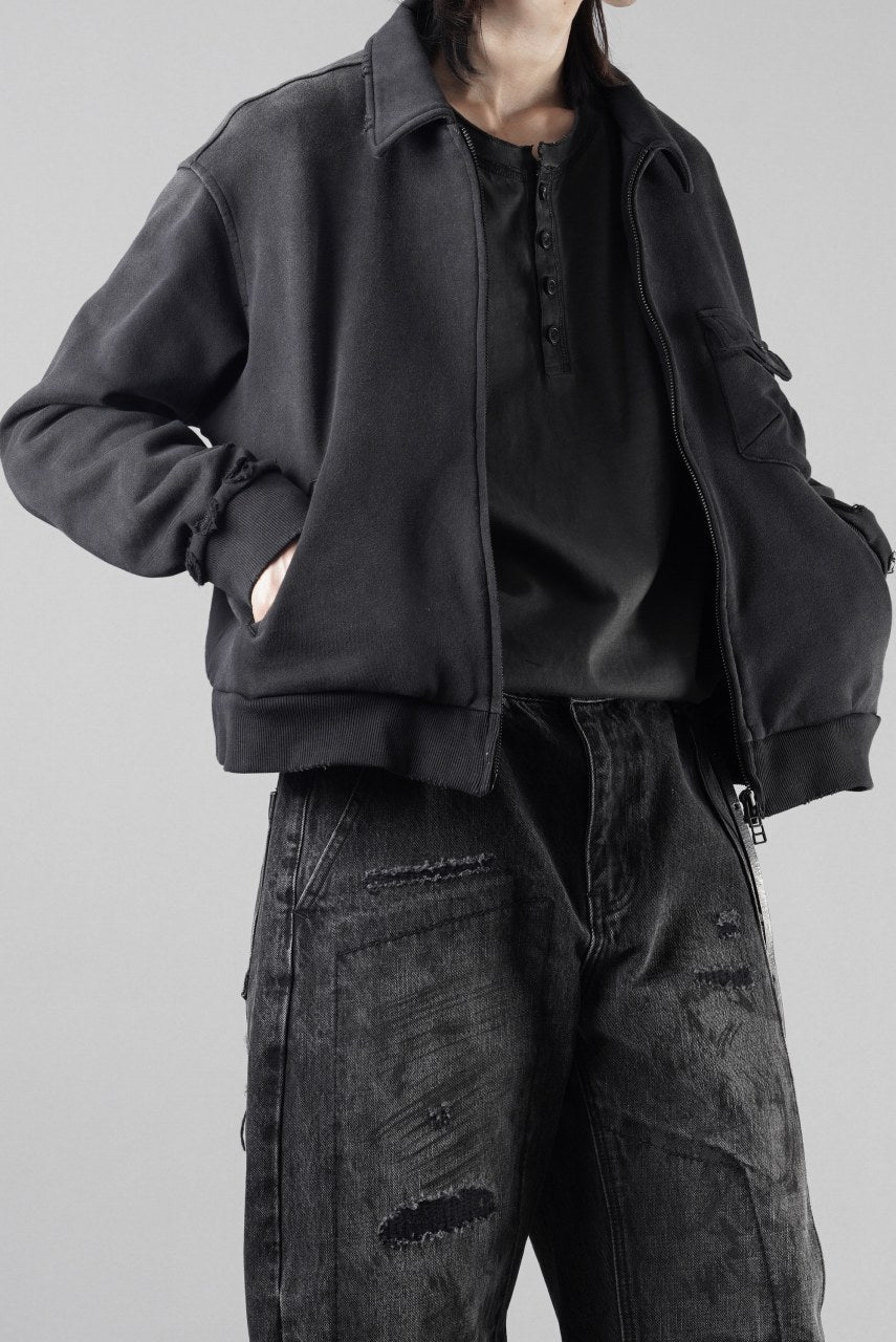 Professor.E AGED SINGLE POCKET JACKET (WASHED BLACK)の商品ページ