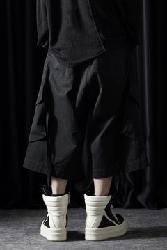 Load image into Gallery viewer, ISABEL BENENATO Washed Cotton Short Pants (BLACK)