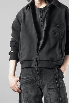 画像をギャラリービューアに読み込む, Professor.E AGED SINGLE POCKET JACKET (WASHED BLACK)【26SS PRE SALE】