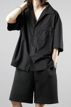 画像をギャラリービューアに読み込む, entire studios SS OPEN COLLAR SHIRT (BLACK)